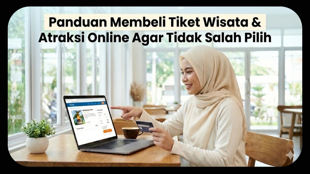 Membeli tiket wisata online